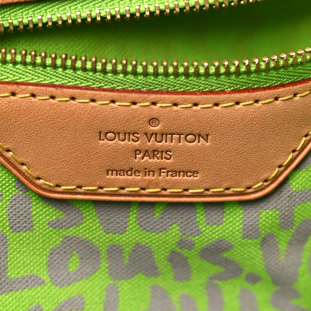 Louis Vuitton Monogram Graffiti Neverfull GM Tote Bag in Green Canvas - Gemaee  UAE