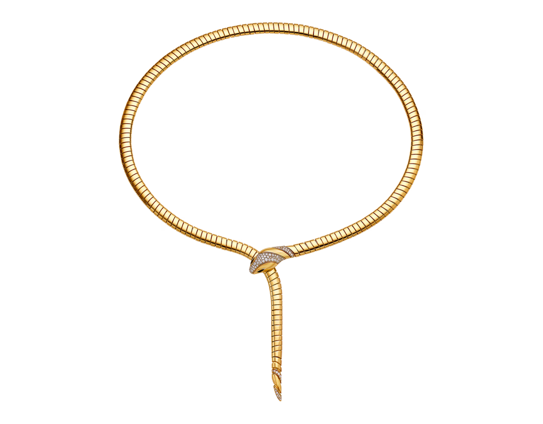 Bulgari Serpenti Tubogas Necklace in 18kt Yellow Gold - Gemaee  UAE