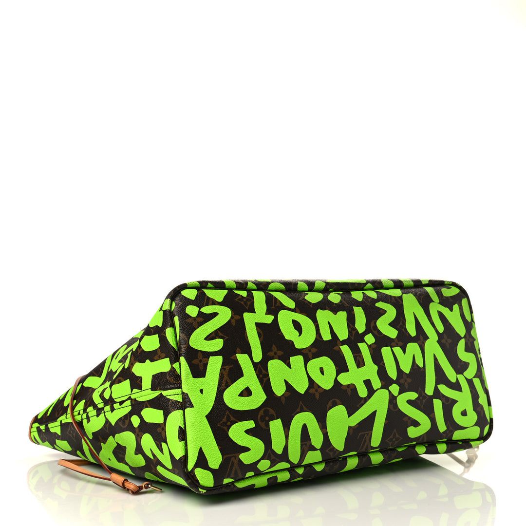 Louis Vuitton Monogram Graffiti Neverfull GM Tote Bag in Green Canvas - Gemaee  UAE