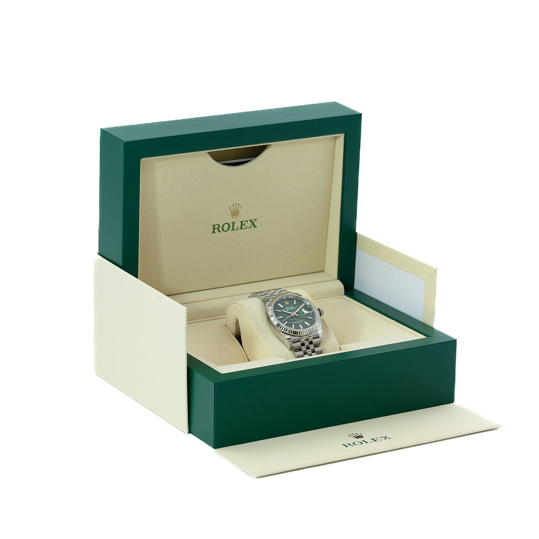 Rolex Watch 36mm Oystersteel Green - Gemaee  UAE
