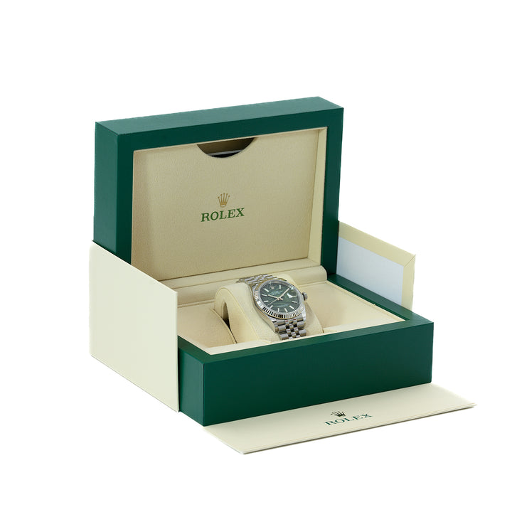 Rolex Watch 36mm Oystersteel Green - Gemaee  UAE