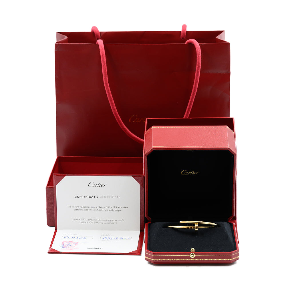 Cartier juste un Clou Bracelet Thick Model Yellow Gold Bracelet - Gemaee  UAE