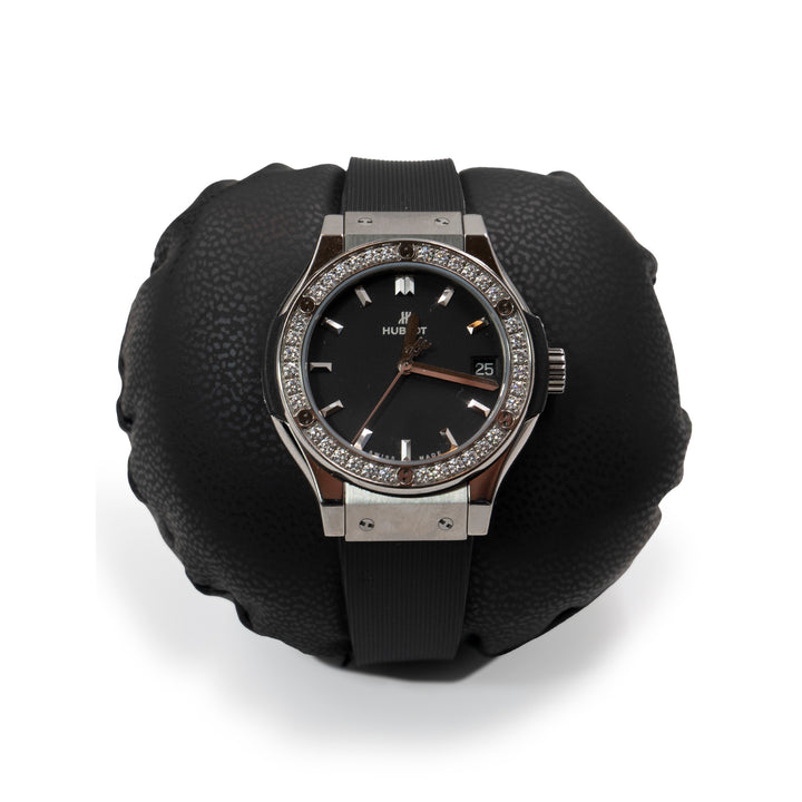 Hublot Classic Fusion Titanium Diamonds 33mm Quartz Women’s Watch - Gemaee  UAE