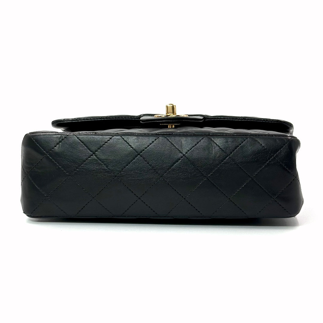 Chanel Black Quilted Leather Small Classic Double Flap Bag - Gemaee  UAE