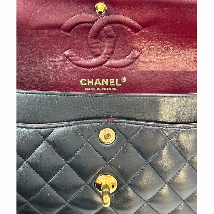 Chanel Black Quilted Leather Small Classic Double Flap Bag - Gemaee  UAE