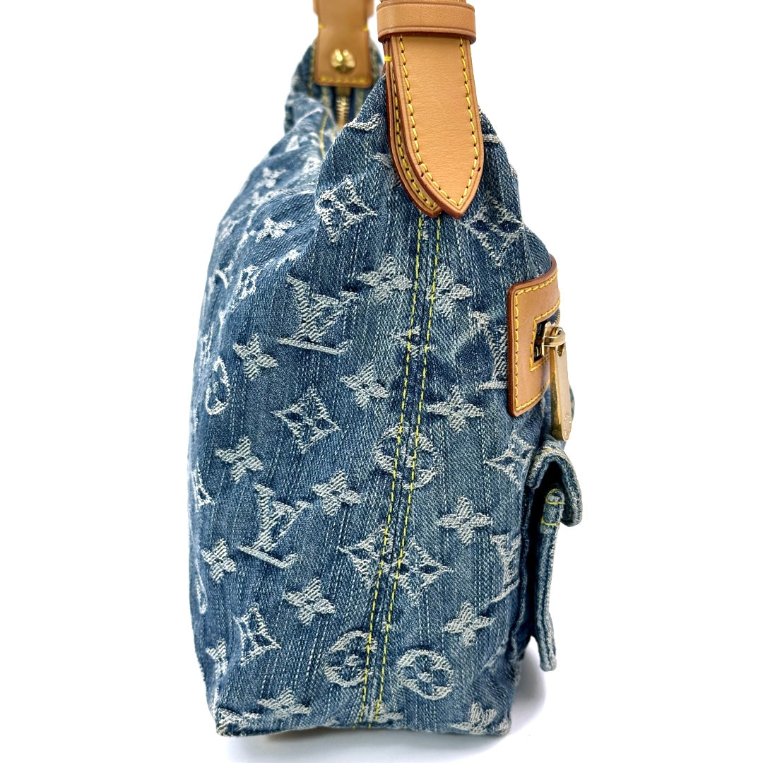 Louis Vuitton Blue Monogram denim Buggy Pm Shoulder bag - Gemaee  UAE