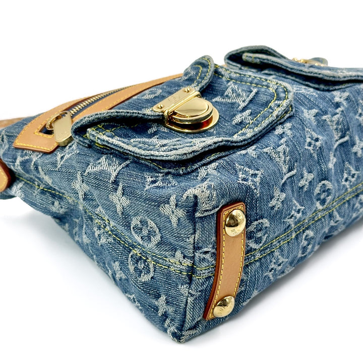Louis Vuitton Blue Monogram denim Buggy Pm Shoulder bag - Gemaee  UAE