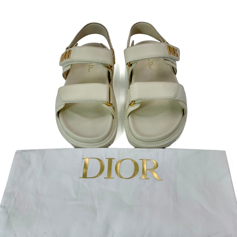 Dior Creem Lambskin Leather Dioract sandals - Gemaee  UAE