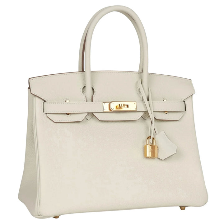 Hermès Birkin 30 Bag in Mushroom Togo Leather with Gold Hardware
