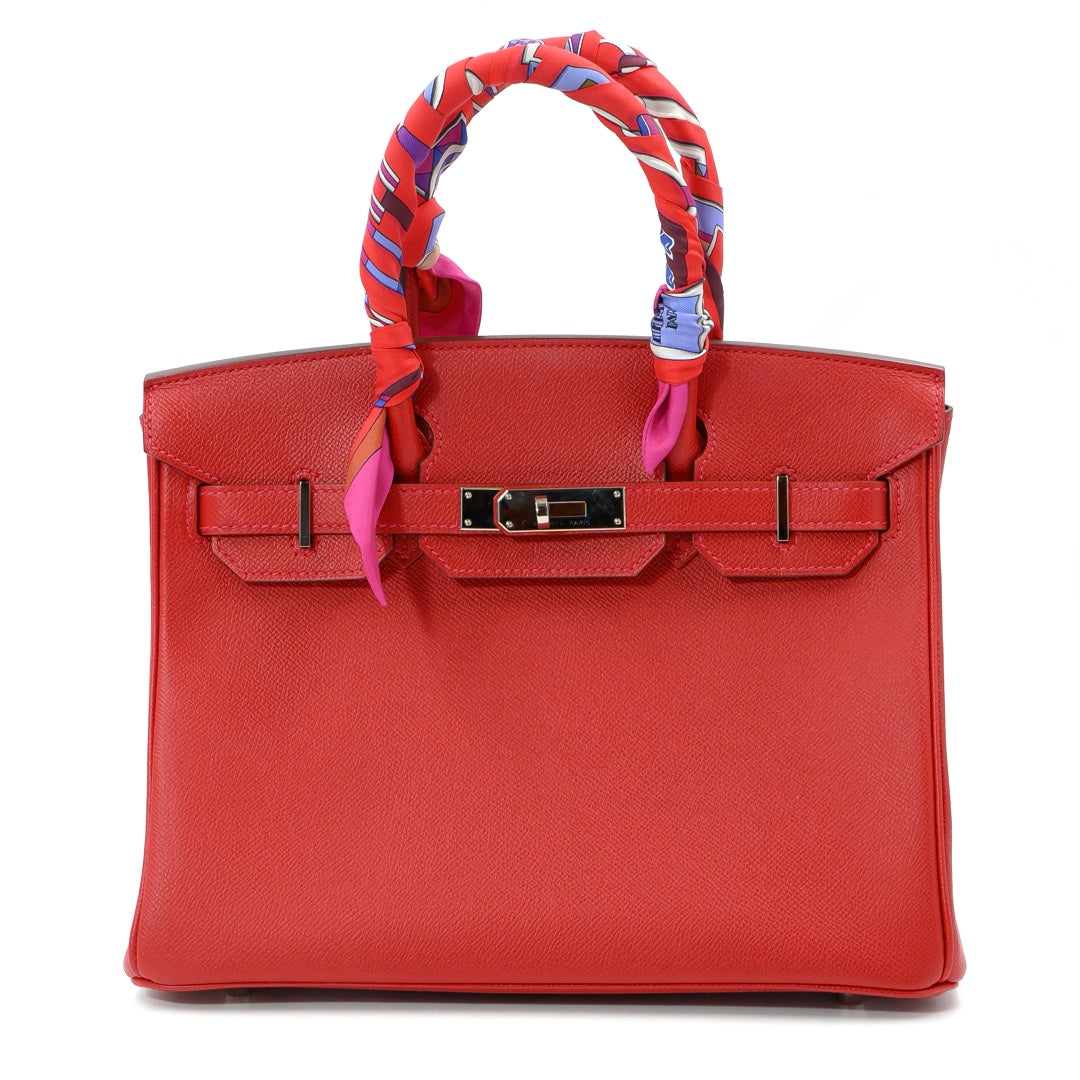 Hermès Birkin 30 Rouge de Coeur Veau Epsom Leather with Palladium Hardware Handbag - Gemaee  UAE