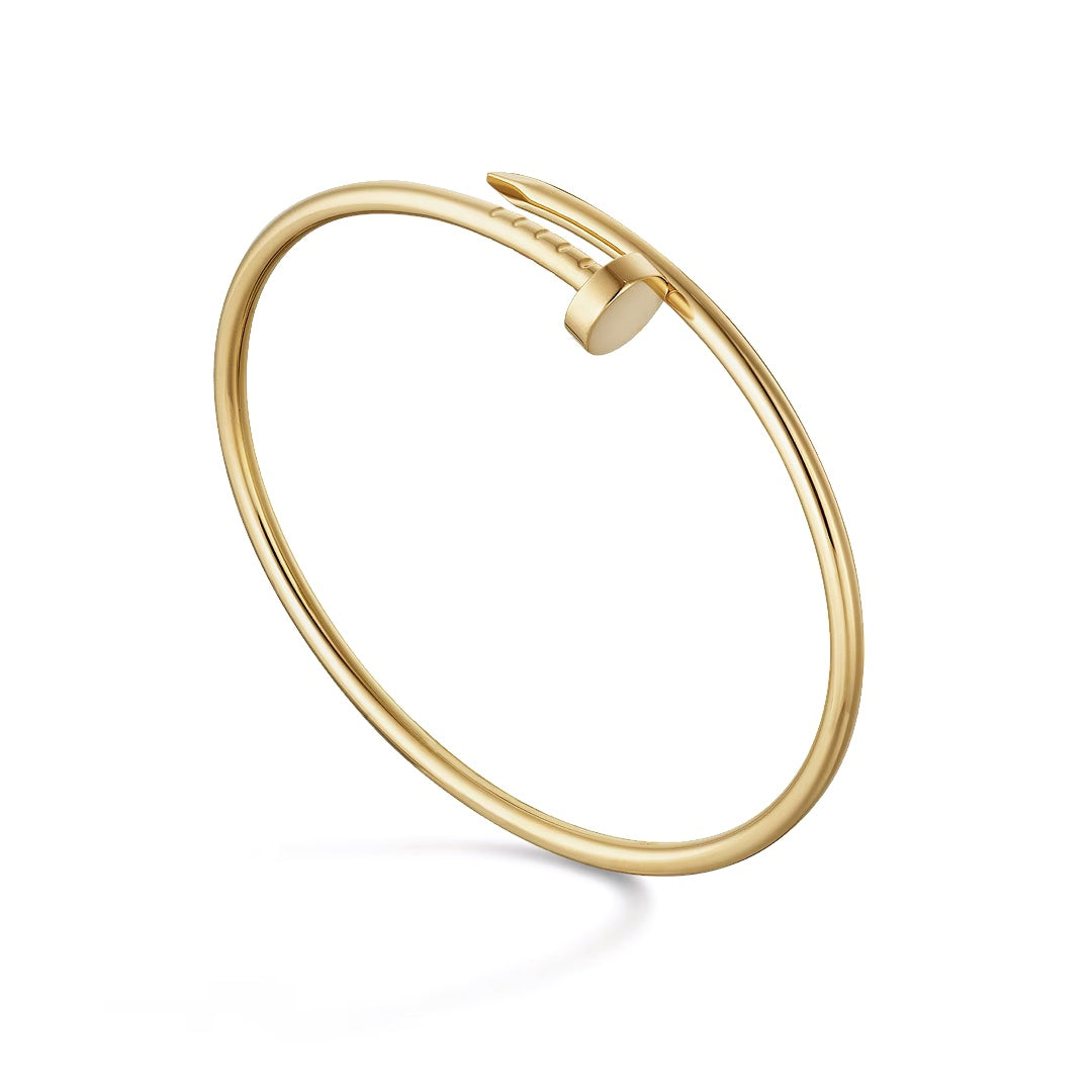 Cartier Juste Un Clou Thin Model size 16 Yellow Gold Bracelet - Gemaee  UAE