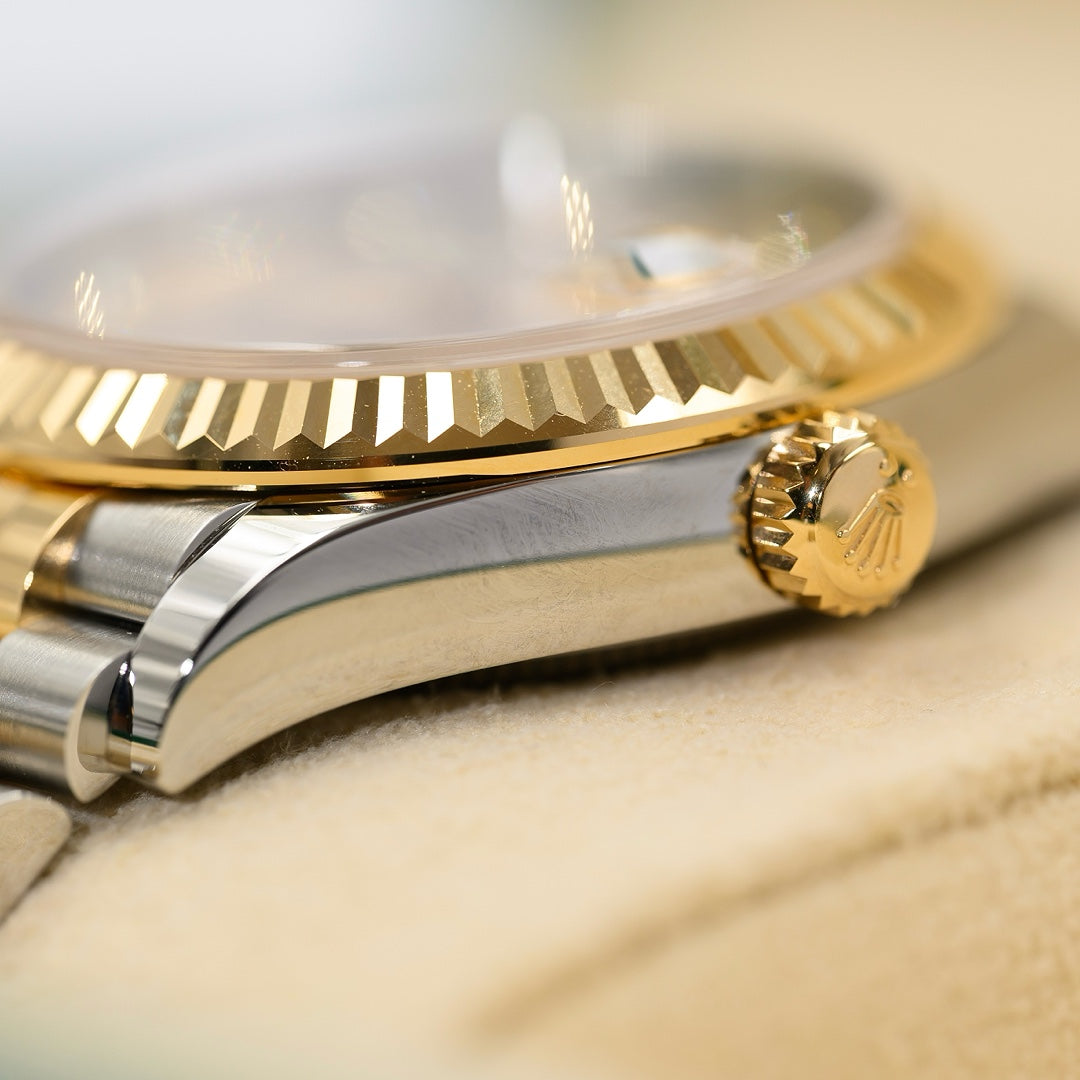 Rolex Lady-Datejust 31mm Champagne Diamond Dial Watch - Gemaee  UAE