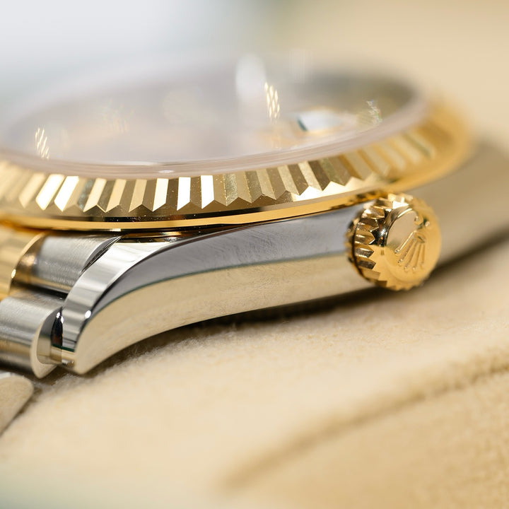 Rolex Lady-Datejust 31mm Champagne Diamond Dial Watch - Gemaee  UAE