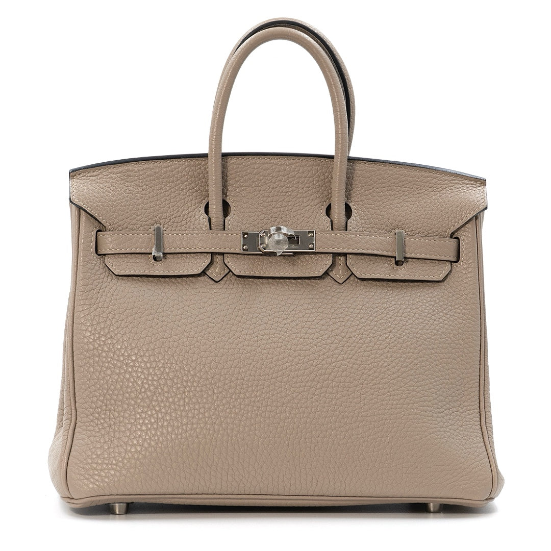 Hermès Birkin 25 Clemence Leather Handbag Gemaee UAE