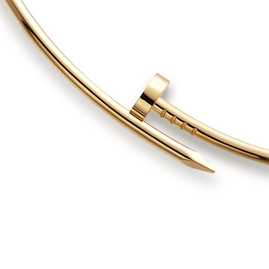 Cartier Juste un Clou Torque Necklace Small Model in 18K Yellow Gold - Gemaee  UAE