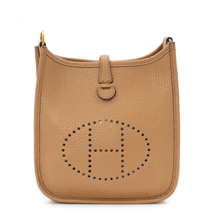 Hermès Evelyne TPM 16 Chai Taurillon Clemence with Gold Hardware - Gemaee  UAE
