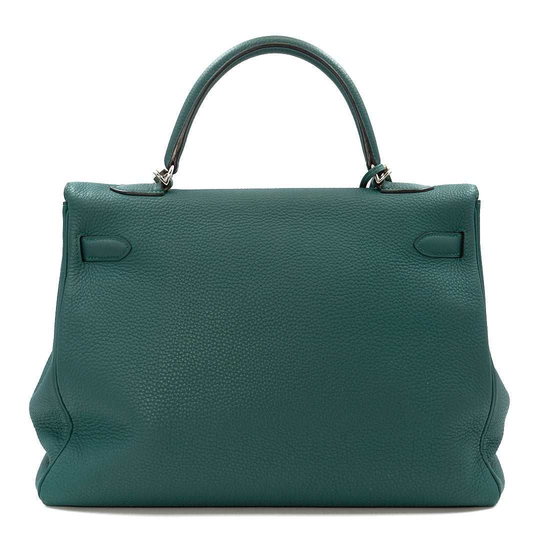Hermès Birkin 35 Malachite Togo Leather with Palladium Hardware - Gemaee  UAE