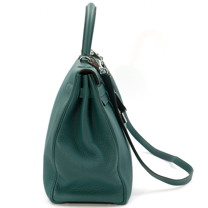 Hermès Birkin 35 Malachite Togo Leather with Palladium Hardware - Gemaee  UAE