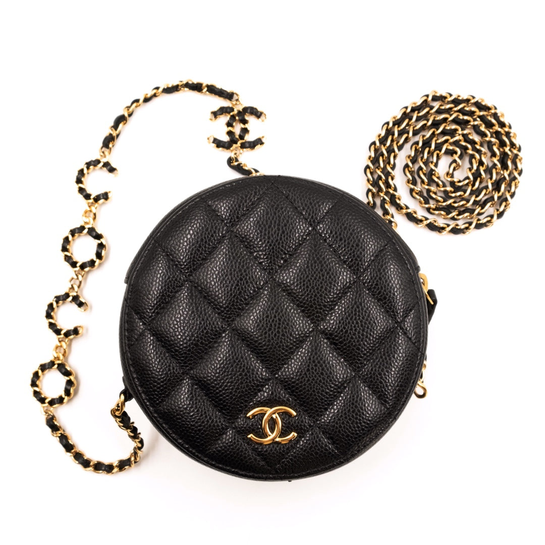 Clutch Bag Chanel Round Sling Bag Chanel Mini Circle Bag Tas