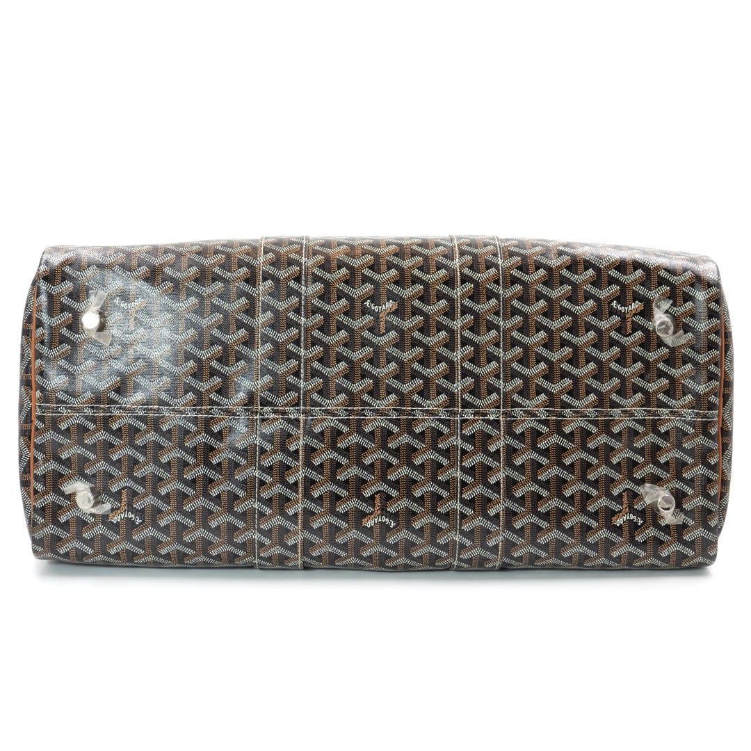 Goyard Boston 45 Tote Bag in Noir et Naturel