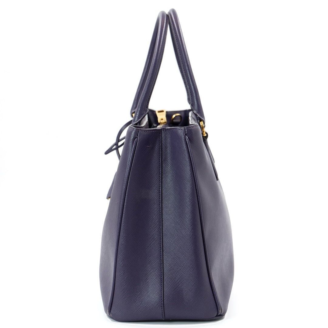 Prada Galleria Medium Saffiano Leather Bag in Purple
