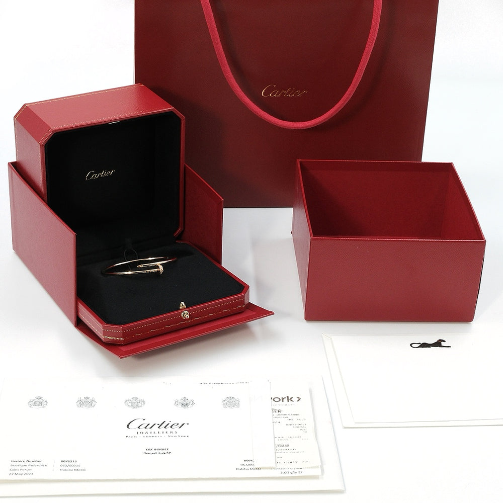 Cartier Juste un Clou bracelet Small Model 18K Rose Gold, Diamonds - Gemaee  UAE