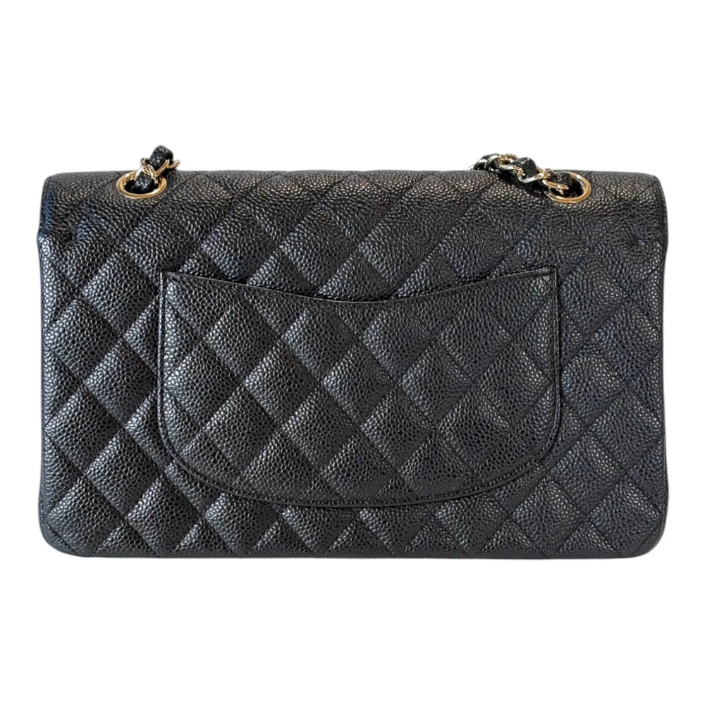 Chanel Medium Caviar Leather Bag with Gold Hardware - Gemaee  UAE