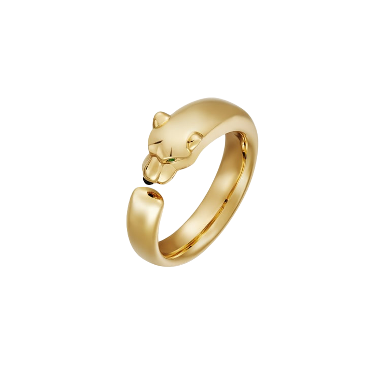 PANTHÈRE DE CARTIER Yellow Gold RING - Gemaee  UAE