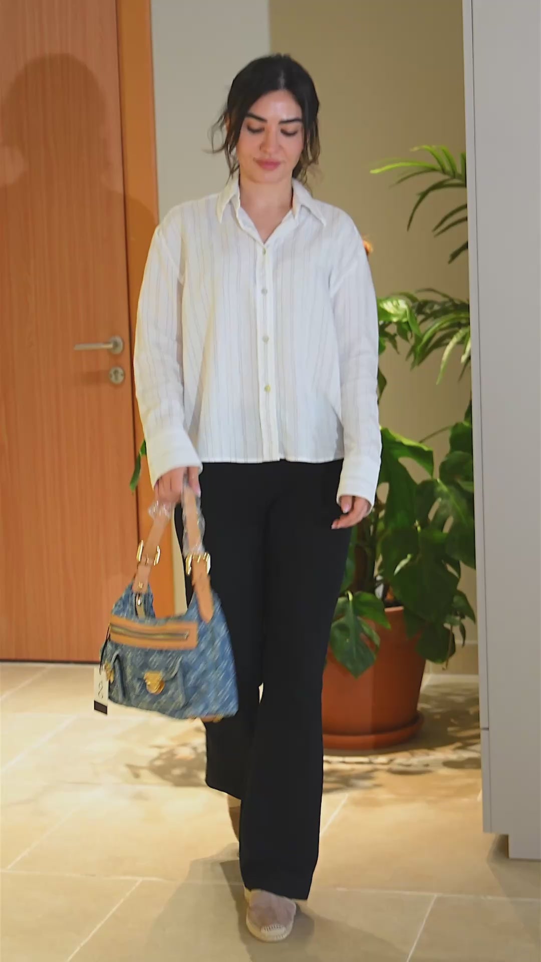 Louis Vuitton Blue Monogram denim Buggy Pm Shoulder bag