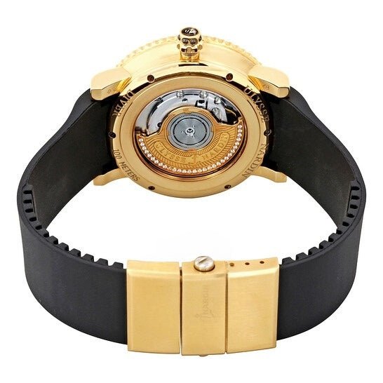 18K Yellow Gold Lady Diver Starry Night Watch - Gemaee UAE