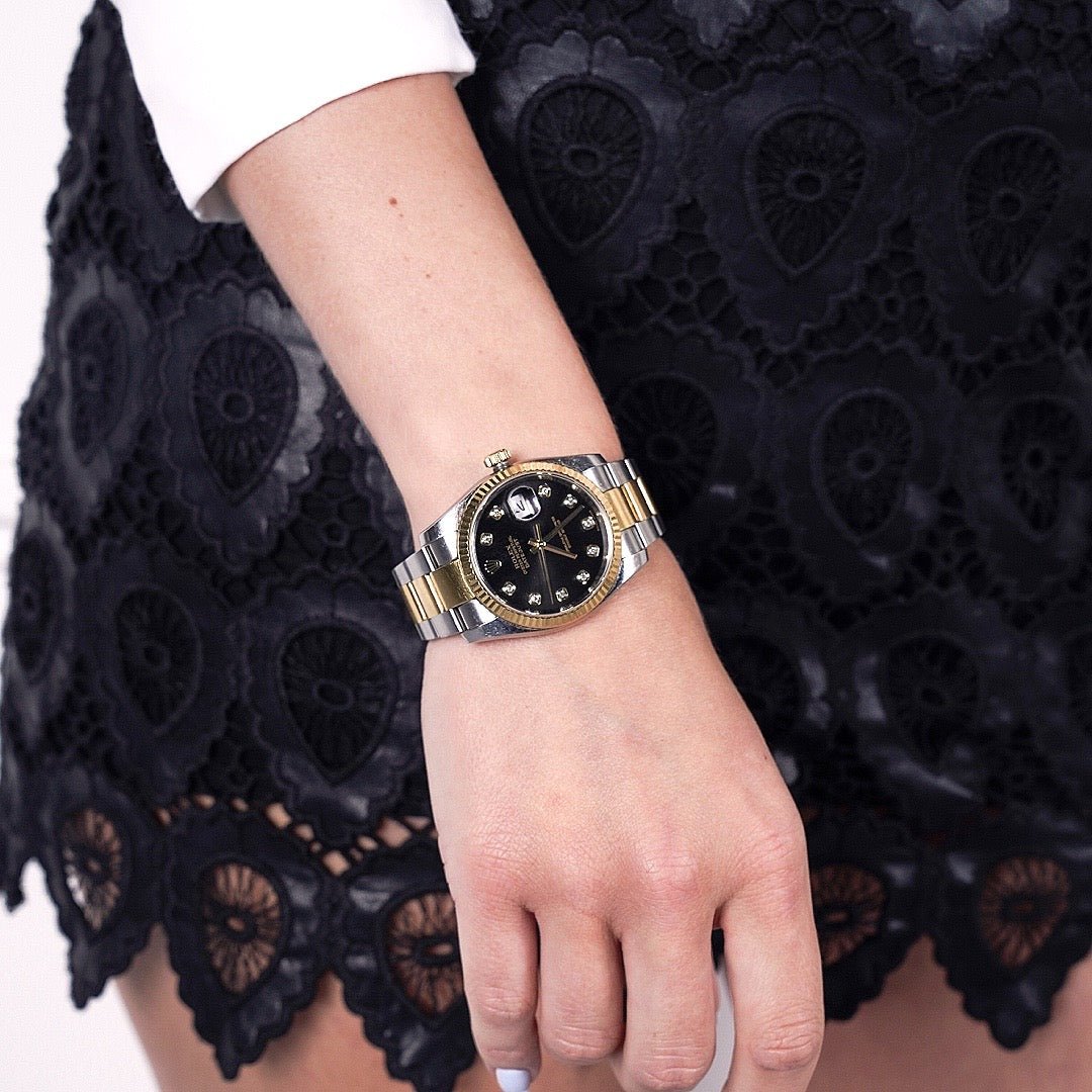 Rolex Date Just Stainless Steel & Yellow Gold - Gemaee UAE