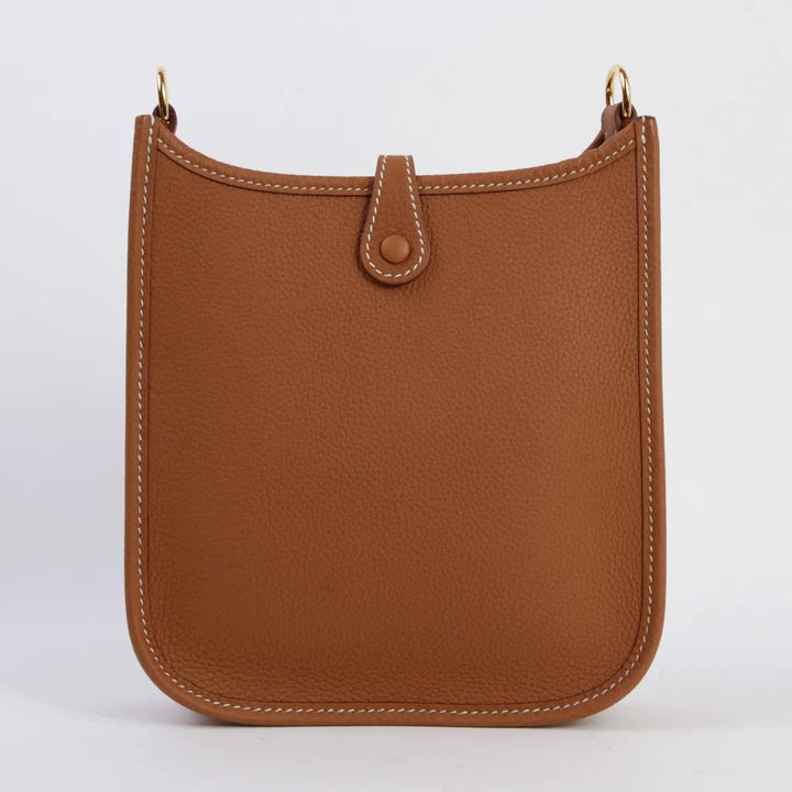 Hermès Evelyne 16 Amazone Clemence Leather Bag with Gold Hardware