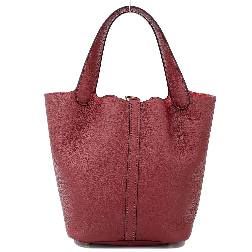 Hermès Rouge H Picotin Lock 22 Bag | Gemaee UAE Hermès Rouge H Picotin Lock 22 Bag | Gemaee UAE