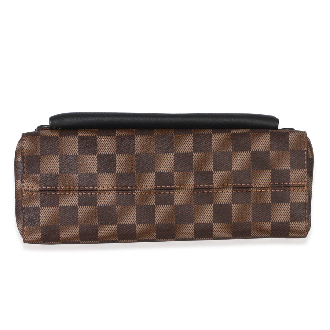 Louis Vuitton Vavin PM Shoulder Bag in Damier Ebene Canvas with Gold Tone Hardware