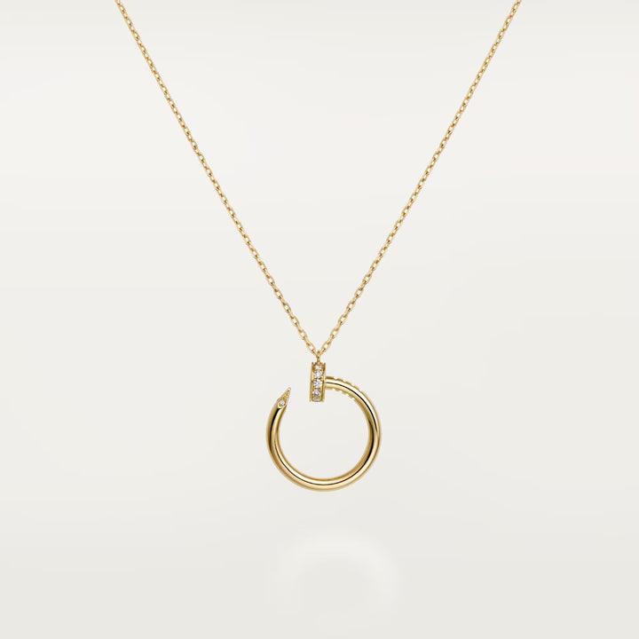 Cartier Juste Un Clou Pendant Necklace with Diamonds in 18K Yellow Gold