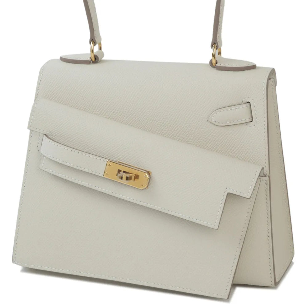 Hermès  Craie Epsom Leather Mini Desordre  Kelly 20  Bag - Gemaee  UAE