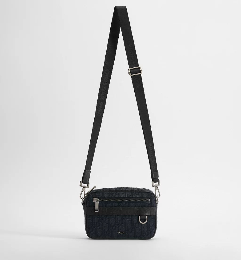 Dior Mini Safari Bag Black Oblique Jacquard