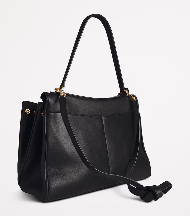 Balenciaga Black Medium Calfskin Rodeo Shoulder Bag