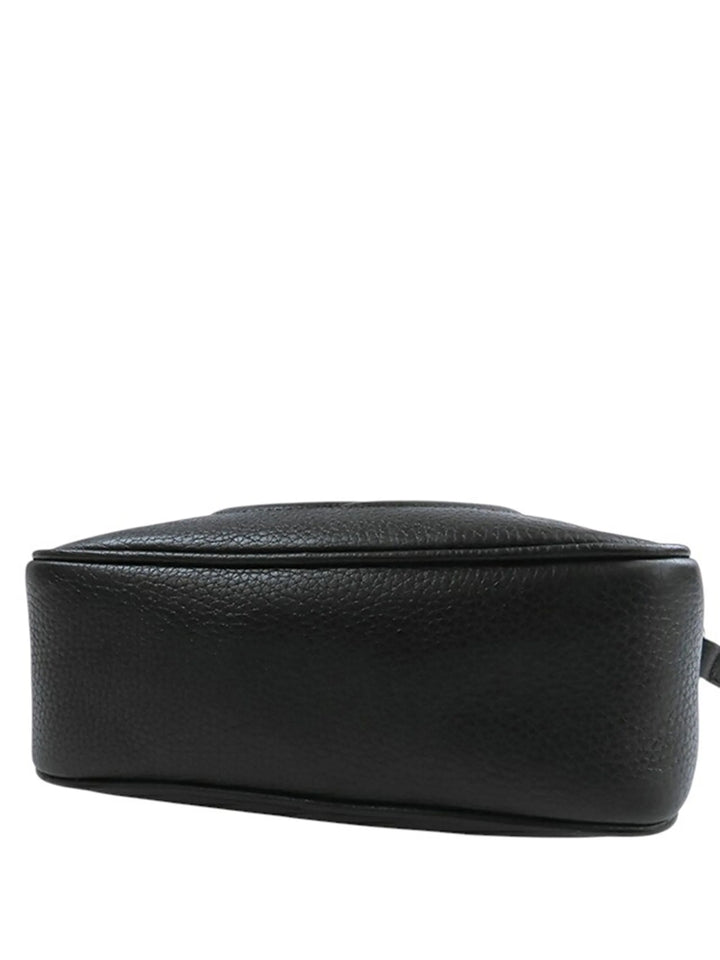 GUCCI Soho Leather Disco Bag Black Crossbody Camera Bag with Tassel - Gemaee  UAE