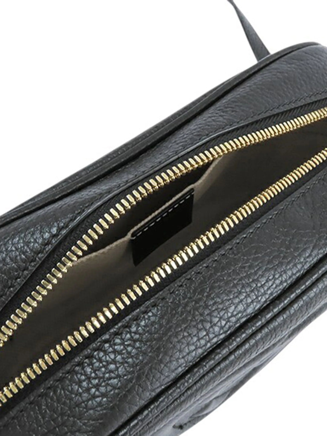 GUCCI Soho Leather Disco Bag Black Crossbody Camera Bag with Tassel - Gemaee  UAE