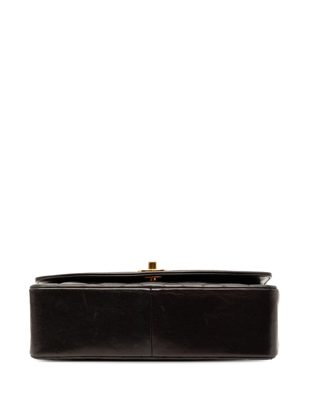 Chanel Vintage Medium Diana Flap Bag in Black Quilted Lambskin Leather with Gold Hardware - Gemaee  UAE
