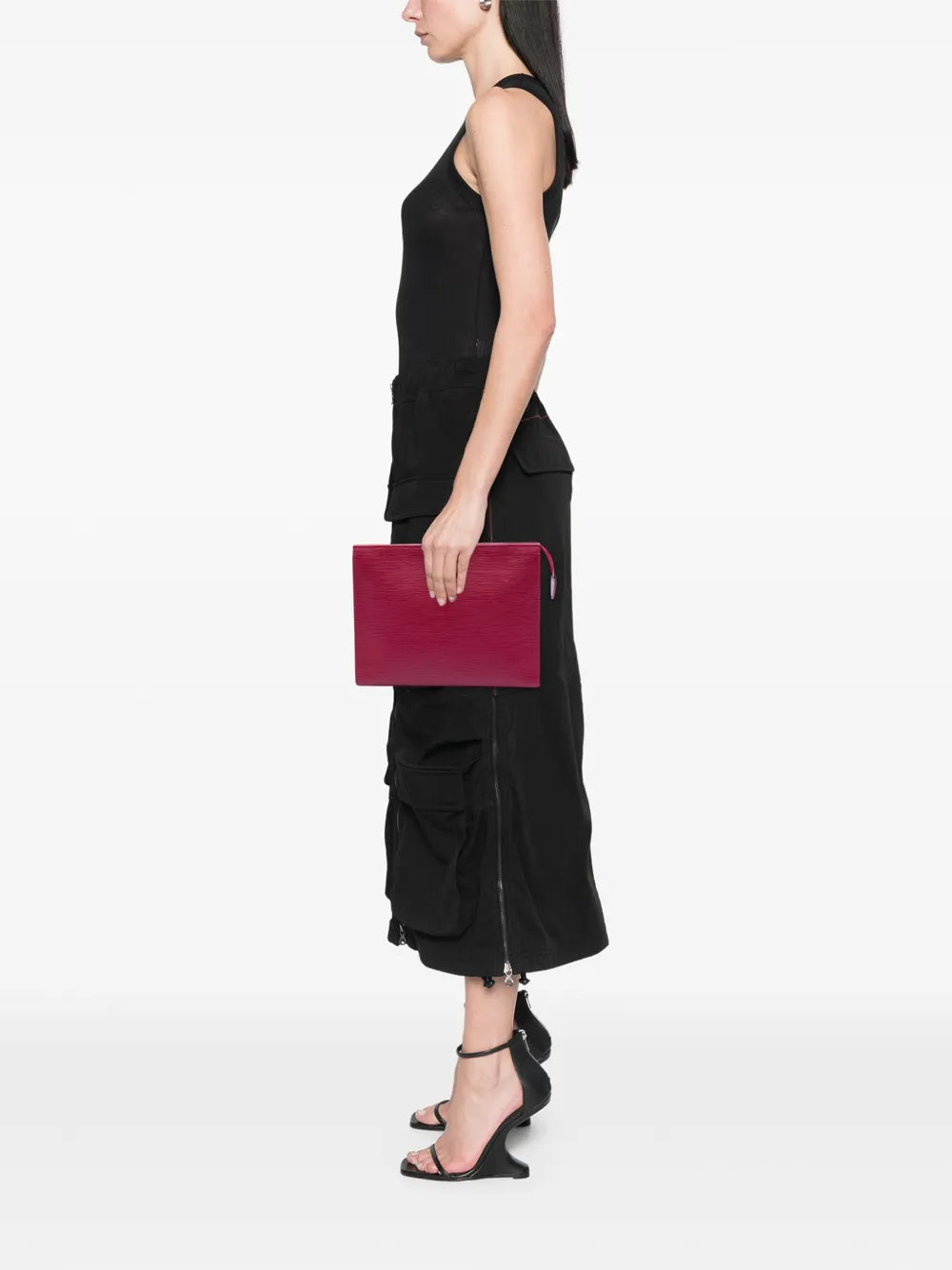 Louis Vuitton Epi Toiletry Pouch 26 in Fuchsia Leather