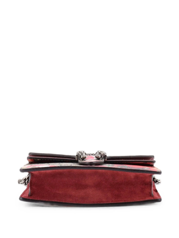 Gucci Dionysus Super Mini Crossbody Bag in Blooms Print GG Coated Canvas