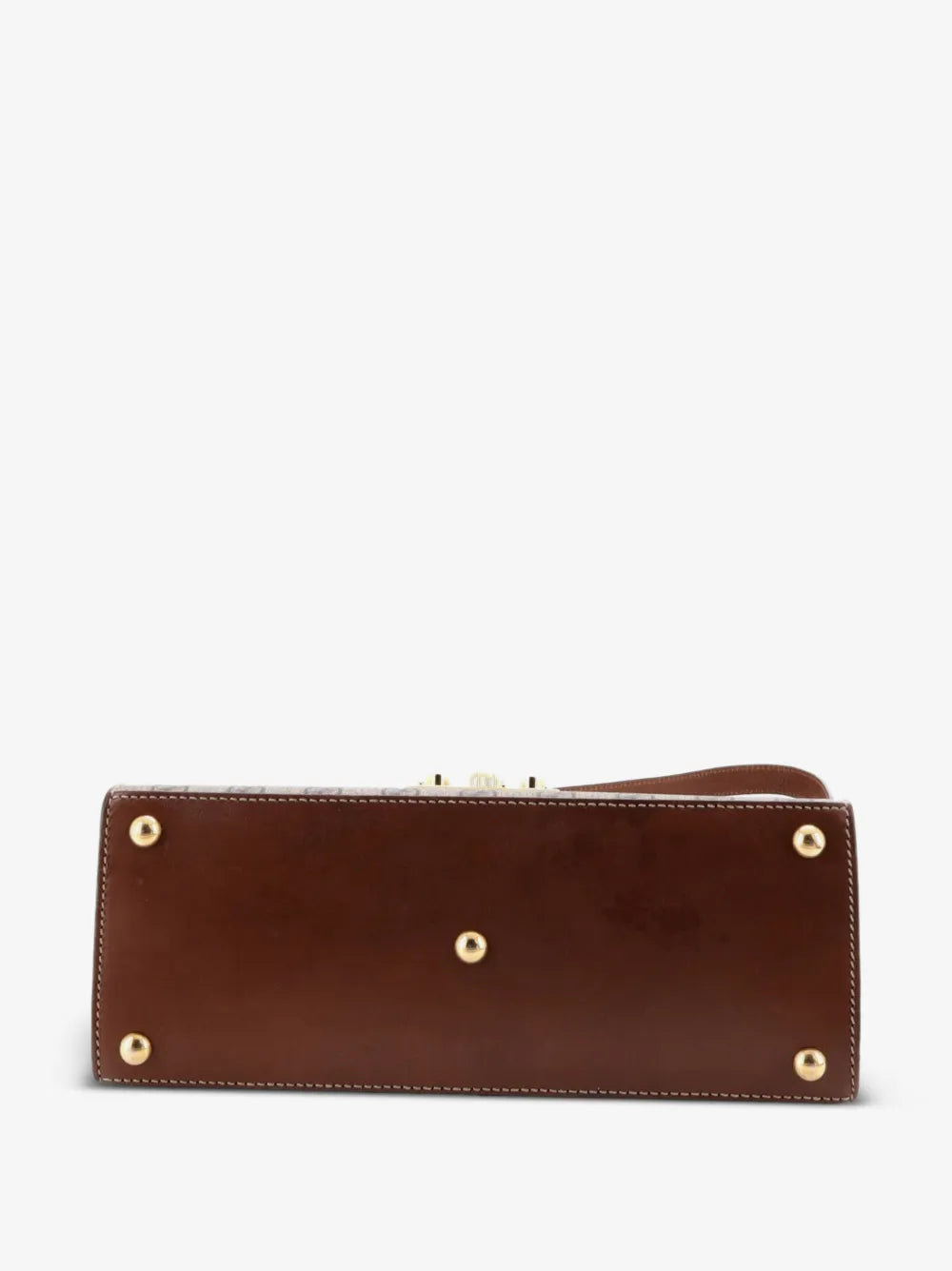 Gucci Padlock Top Handle Bag GG Coated Canvas And Leather Small Satchel