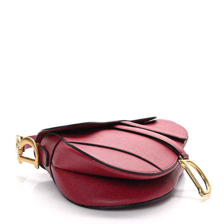 Christian Dior Grained Calfskin Saddle Mini Bag