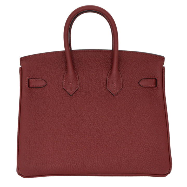 Hermès Birkin 25 Bag in Rouge H Togo Leather with Palladium Hardware - Gemaee  UAE