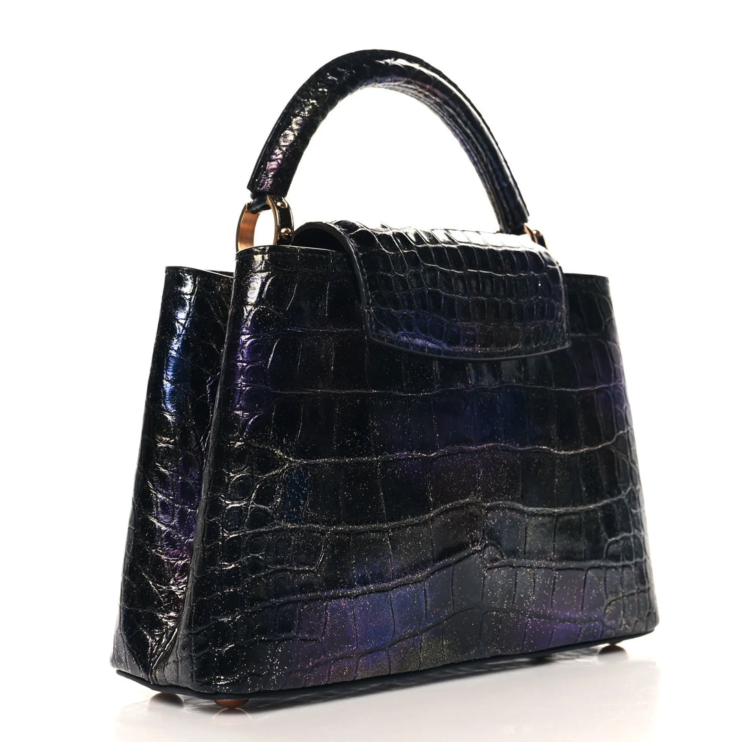 Louis Vuitton Capucines Mini Cosmic Firework Alligator Leather Bag