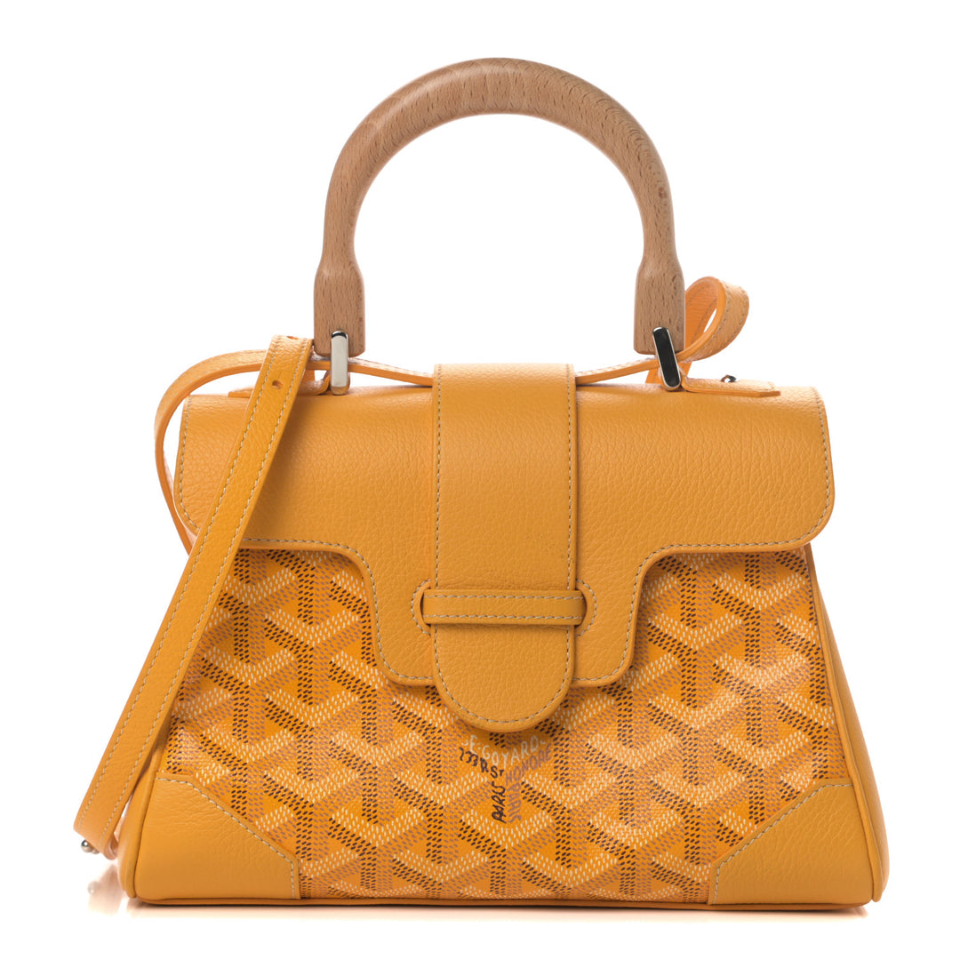 Goyard Goyardine Mini Saigon Yellow Bag - Gemaee  UAE