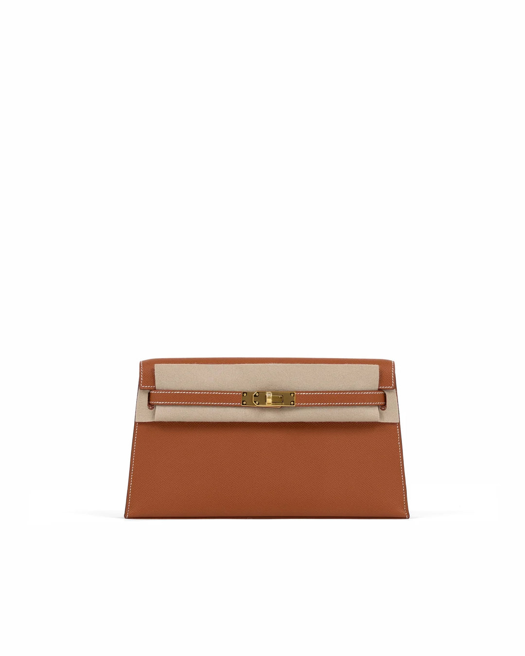 Hermès Kelly Elan in Gold Epsom Leather with Gold Hardware