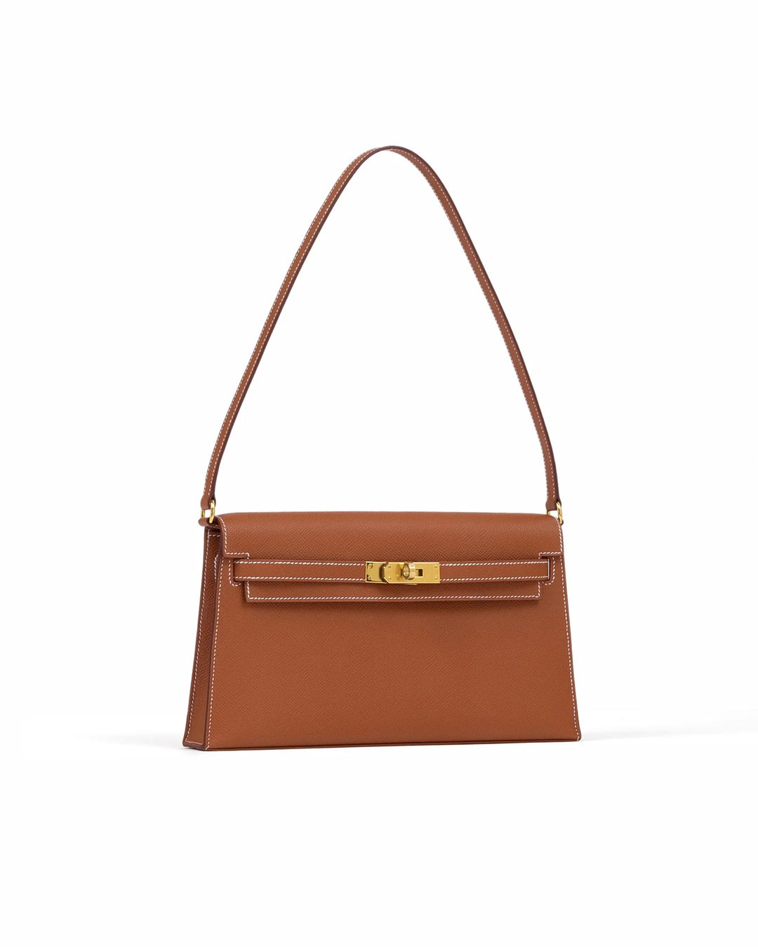 Hermès Kelly Elan in Gold Epsom Leather with Gold Hardware